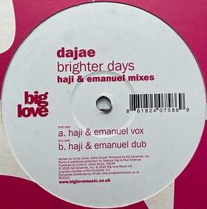 Dajae - Brighter Days (Haji & Emanuel Mixes)