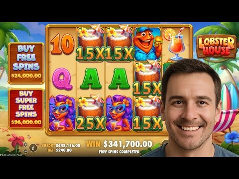🦞 Lobster House Slot | NEW Free Casino Slot Adventure 2025 🏠