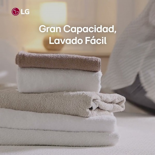 Lavadora de carga superior LG de gran capacidad
