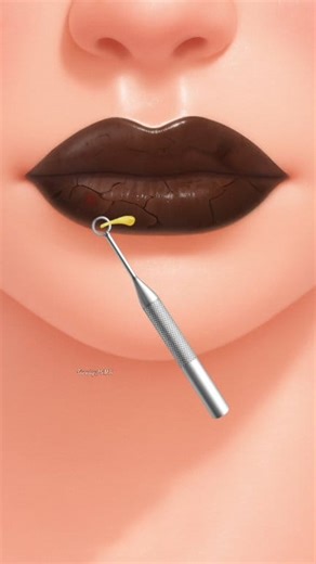 3.4M views · 15K reactions | Lips Skin Cracked Treat A Smooth And Beauty Lips #lips #care #beauty #asmrvideo #reelsviralシ Tunnig ASMR | Tunnig ASMR | Facebook