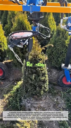 Satisfying Branch Cutting Machine That Works Super Fast!