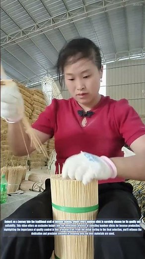 The Art of Bamboo Stick Selection for Incense Making