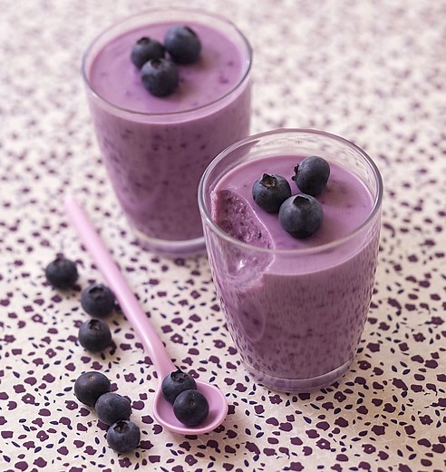 Mousse aux myrtilles - Recettes de cuisine Ôdélices