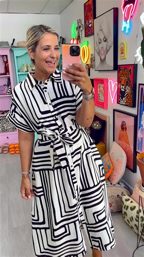 A absolute crowd fave here at SS, ladies say hello to the all new Luca Dress in GRAPHIC 🖤 A stunning button up shirt dress that can be worn loose or belted, shop sizes S through to XL online now ✨ 🚚 Free Express Shipping* https://www.shestreet.com.au/products/luca-dress-graphic | SHE STREET