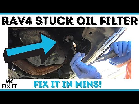 Rav4 Oil Filter Stuck is FIXED!!! 2007-2012 [Complete Guide]