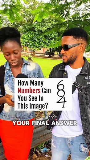 How many numbers do you see? 🤔 #reels #QuizTime #explore | Heisnelson1