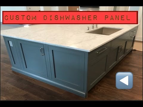 How i make a Custom Dishwasher Panel