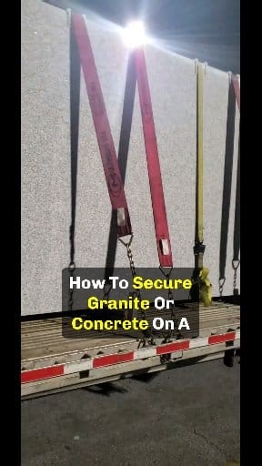 3.2K views |  How to Secure Granite Slabs on a Metal A-Frame part 1 Straps only — no chains, no shortcuts. Learn real flatbed technique to keep every load tight, compliant, and road-safe. Be safe and enjoy your ride.   #TruckDriversUSA #FlatbedNation #CDLLife #USATrucking #FlatbedTrucking #GraniteHauling #LoadSecurement #DOTCompliance #RoadSafetyUSA #GhostDogTrucker #HaulLikeABoss | GhostDog Hauling And Securement Specialized | Facebook
