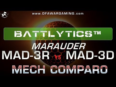 BattleTech Mech Comparison: Marauder MAD-3R vs MAD-3D