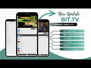 NEW UPDATE ✨✨✨ STREAMING TV ONLINE ➡️ BIT TV TERBARU VERSI 2.1.2