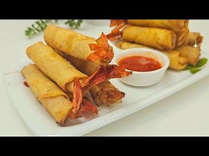 Crispy Prawn Rolls/The Perfect Holiday Party Snack