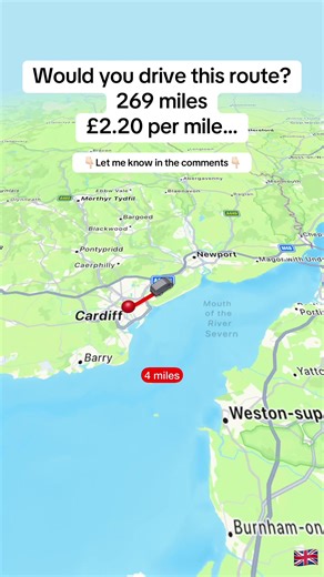Delivery Driver's Tough 269-Mile Route