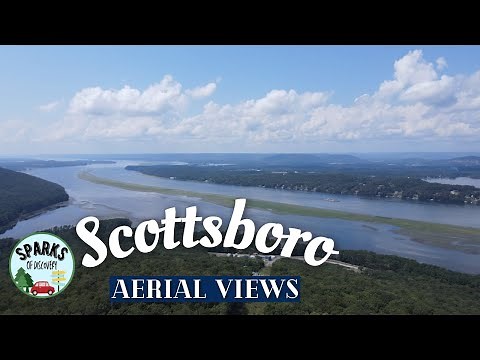 Aerial Views over Scottsboro