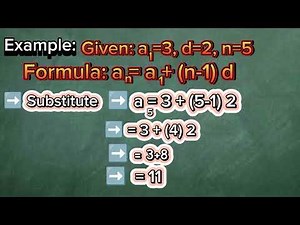 Tutorial of how to solve Arithmetic Sequence and Geometric Sequence