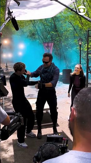 Tadeu Schmidt mostra bastidores de participação especial em Cara E Coragem | TV Globo #shorts