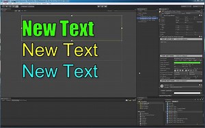 85.TextMesh Pro - Horizontal Scrolling of Text in Unity 4.6 and 5.0