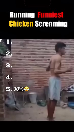 Running funniest chicken 🐔 screaming#funnyvideos#fyp | Chicken