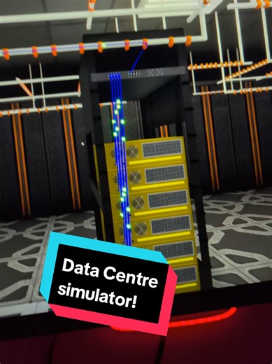 Data Center is a simulation where you physically build server racks, run Ethernet cables, manage network capacity, replace failing hardware, and scale infrastructure while visualising live data packets moving through your network. #networking #cybersecurity #gaming