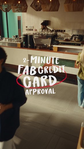 14 reactions | Getting a coffee, watching ads and just about 100 other things take longer than getting FAB Credit Card approval. | FAB | Facebook