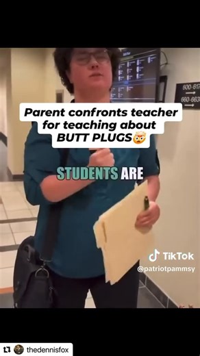 Socalgrumpers on Instagram: "This is America ….Protect our children from corruption! In a shocking interview, a Chicago school dean boasted about passing around butt plugs and dildos to high school students during sex ed. This is sick—leave kids alone! Parents, homeschool if possible! “But whoso shall offend one of these little ones which believe in me, it were better for him that a millstone were hanged about his neck, and that he were drowned in the depth of the sea.” — Matthew 18:6 KJV ￼ ￼ ￼