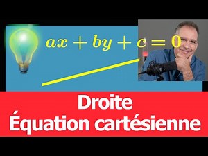 Cartesian equation of line ax+by+c=0 • What you need to know • direction vector • second year course
