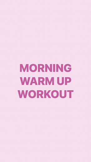 3-Minute Morning Warm-Up Workout Routine