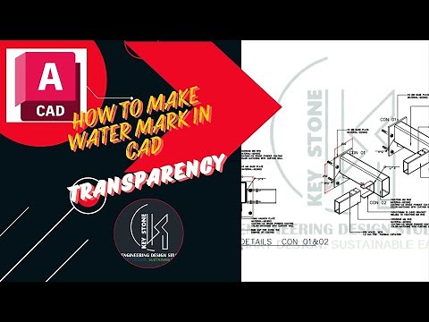 🎥 How to Add a Watermark in AutoCAD Print | Step-by-Step Tutorial
