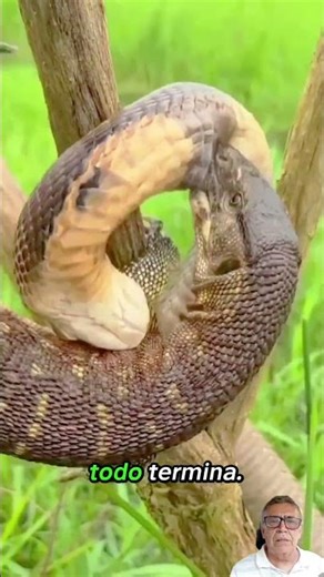 🐍 ¡BATALLA POR LA SUPERVIVENCIA! Cobra vs. Lagarto Monitor: Un duelo a muerte en la naturaleza. 🦎