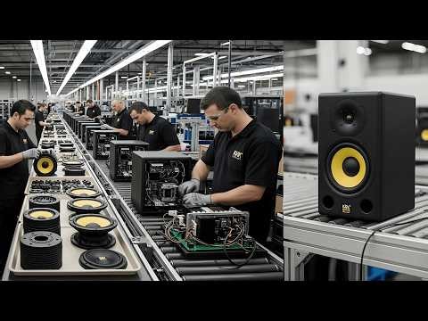 How KRK Rokit Studio Monitors Are Made — Inside a Speaker Factory