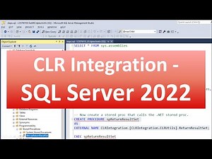 CLR Integration in SQL Server 2022