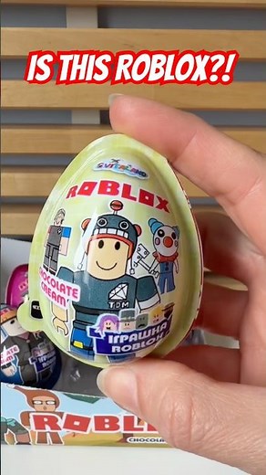 Roblox egg… but is this REALLY Roblox? 🤔 #asmrunboxing #robloxtoys #eggsurprise #toyreview