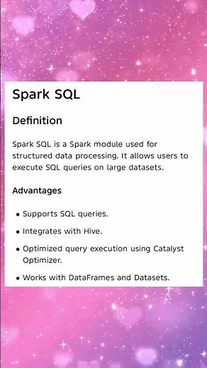 CP25C06 UNIT 4 Introduction to Apache Spark,Spark SQL,Data Frames,RDDs,Machine Learning Spark MLlib