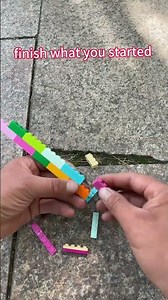 The world is in tatters and repaired with LEGO LEGO LEGO moc handmade building blocks
