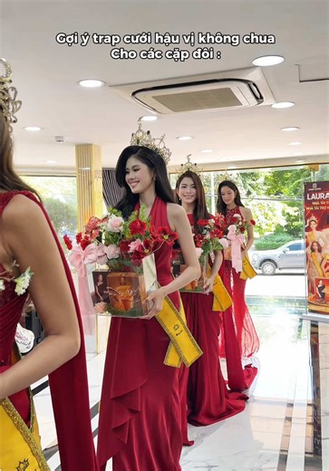 Dâu rể lưu ý mẫu tráp Laura Coffee này nha #vodoanbaoha #missgrandvietnam #SenVang #lauracoffe