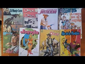 Vistazo a revistas de comics antiguas mexicanas y chilenas