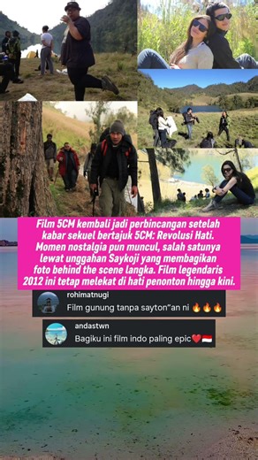 Saykoji Bagikan Momen Syuting 5 CM 2012 Usai Sekuel Film 5 CM Baru Diumumkan