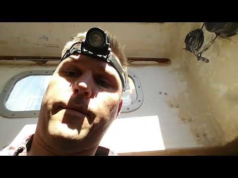 Ep. 8: Sailing De Novo-Tartan 27 Atomic 4 engine water pump impeller removal Pt. 1.