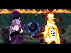 Naruto and Sasuke Vs Madara (English Dub) [60FPS] Full HD