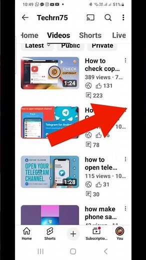 How To Copy Your Youtube Video URL link #Shorts #url link #ytshorts
