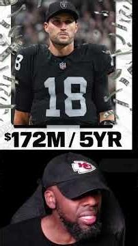 WHAT? Kirk Cousins gets PAID AGAIN!!??! 5 Years 172 mil? #nfl #shorts #reaction