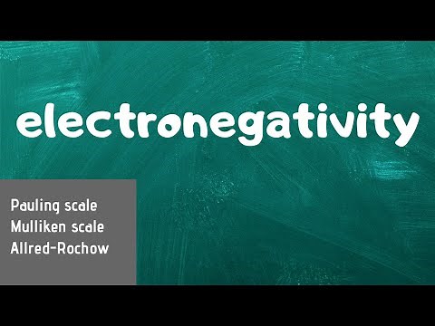 Electronegativity | pauling ,mulliken ,allred rochow scale | Inorganic chemistry