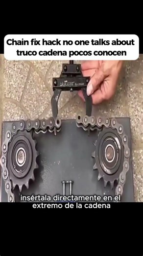 Chain fix hack no one talks about truco cadena pocos conocen #chainrepair #bikefix #shorts
