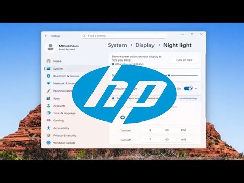 How to Enable/Disable Night Light on HP Laptop [Tutorial]