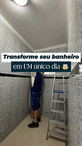 83 reactions · 17 comments | Banheiro novo sem obra em apenas UM DIA?...