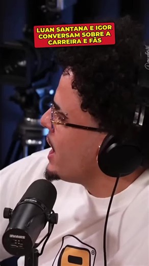 Luan Santana e Igor conversam sobre a carreira e fãs Você soltava as músicas antes do DVD só para os fãs decorarem? 🤯 No Podpah, Luan Santana relembra com emoção aquele tempo em que, ainda no quarto escuro com a janela fechada, mandava áudios antecipando as músicas novas para Isabela — e ela já ficava lá, dias decorando letra por letra. Ele conta como era o plano: soltar no YouTube um clipe com metrônomo bem alto, só com a batida, pra ninguém vazar como música oficial, mas os fãs aprendessem tu