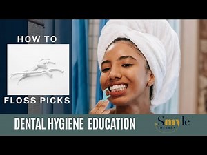 🦷7✨️How to Use Flossers / Floss Piks the Right Way | Smyle Therapy Dental Floss Tutorial