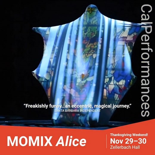MOMIX Alice Don't be late for this fantastical take on Alice in Wonderland! ⏰ Learn more at https://bit.ly/48kZS87 #ad #calperformances Cal Performances | 96.5 KOIT San Francisco