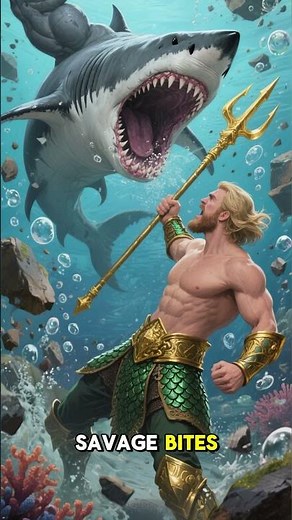 What If Aquaman Fought King Shark? 🌊🦈 | Epic Underwater Battle!