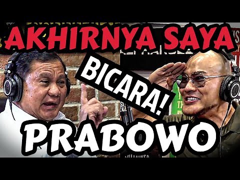 HABIS SEMUA!! PRABOWO PERDANA BICARA‼️ EXCLUSIVE - Deddy Corbuzier Podcast