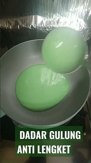 TIPS MEMBUAT DADAR GULUNG ANTI LENGKET
